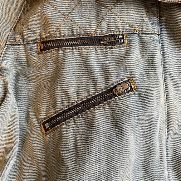 Denim oversized jacket - Picture 2 of 8
